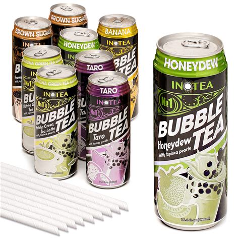 canned milk tea.